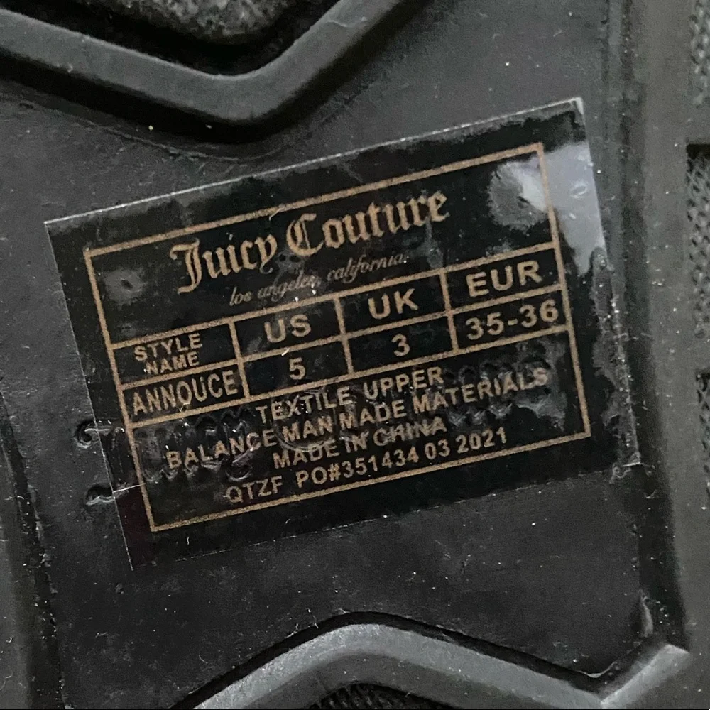 NWOT*Juicy Couture Sneakers, Size 5 - Picture 12 of 12